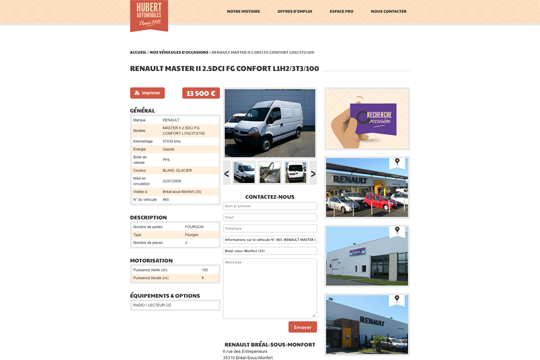 Picture of project Hubert Automobiles V1 - Mathias Standaert