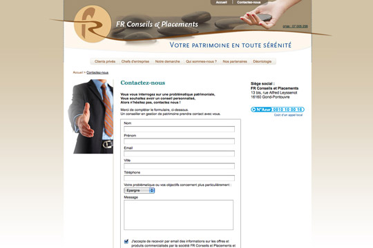 Image du projet FR Conseils & Placements - Mathias Standaert
