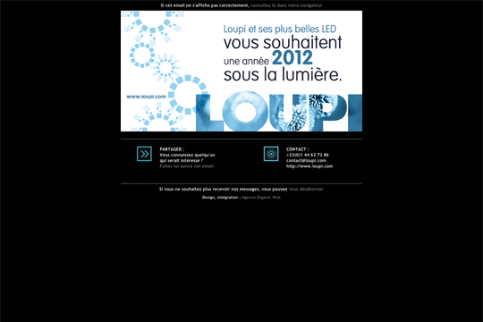 Picture of project Emailing Loupi Lighting - Mathias Standaert