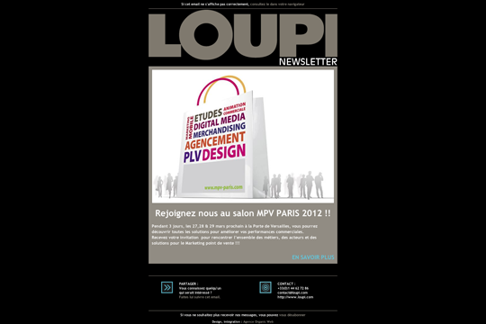Picture of project Emailing Loupi  - Mathias Standaert
